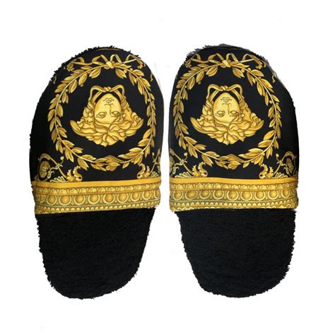 versace men's house slippers|Versace slippers price.